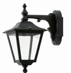 Außenlampe Rustikal Schwarz Aluminium elegant E27 IP44