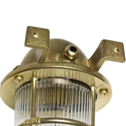 Außenlampe SANTORIN echtes Messing Gitter Schirm