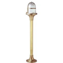 Außenlampe SANTORIN Messing Glas IP54 Premium