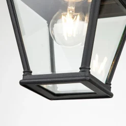 Außenlampe Schwarz B: 18 cm H: max. 141,2 cm E27