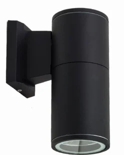 Außenlampe Schwarz IP54 Aluminium E27 Modern DURSENS