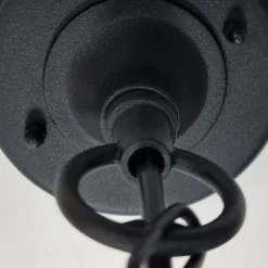 Außenlampe Schwarz IP44 E27 Glas Aluminium Rustikal