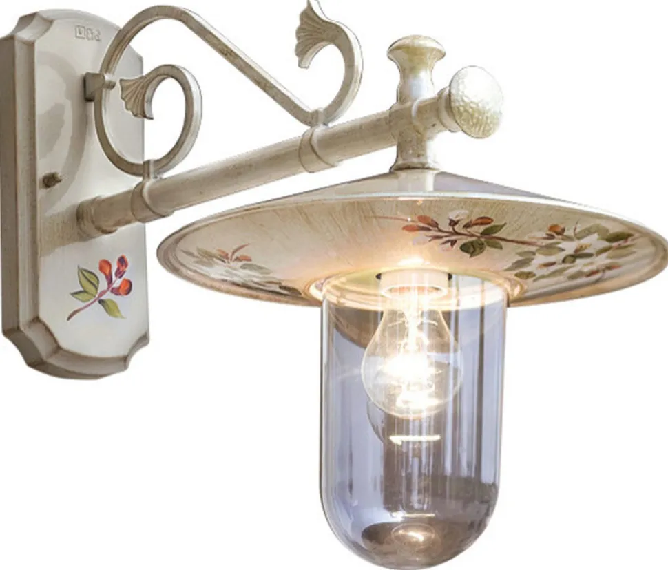 Außenlampe Wand Aluminium E27 IP44 H: 45 cm DIEGO