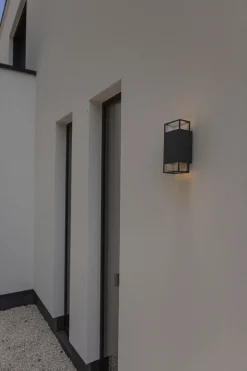 Außenlampe Wand Aluminium Up Down H: 23,5 cm IP54 GU10