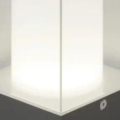 Außenlampe Wand Bewegungsmelder IP44 Grau Weiß eckig E27