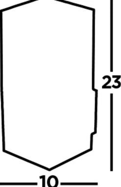 Außenlampe Wand Bewegungsmelder IP44 Grau Weiß eckig E27