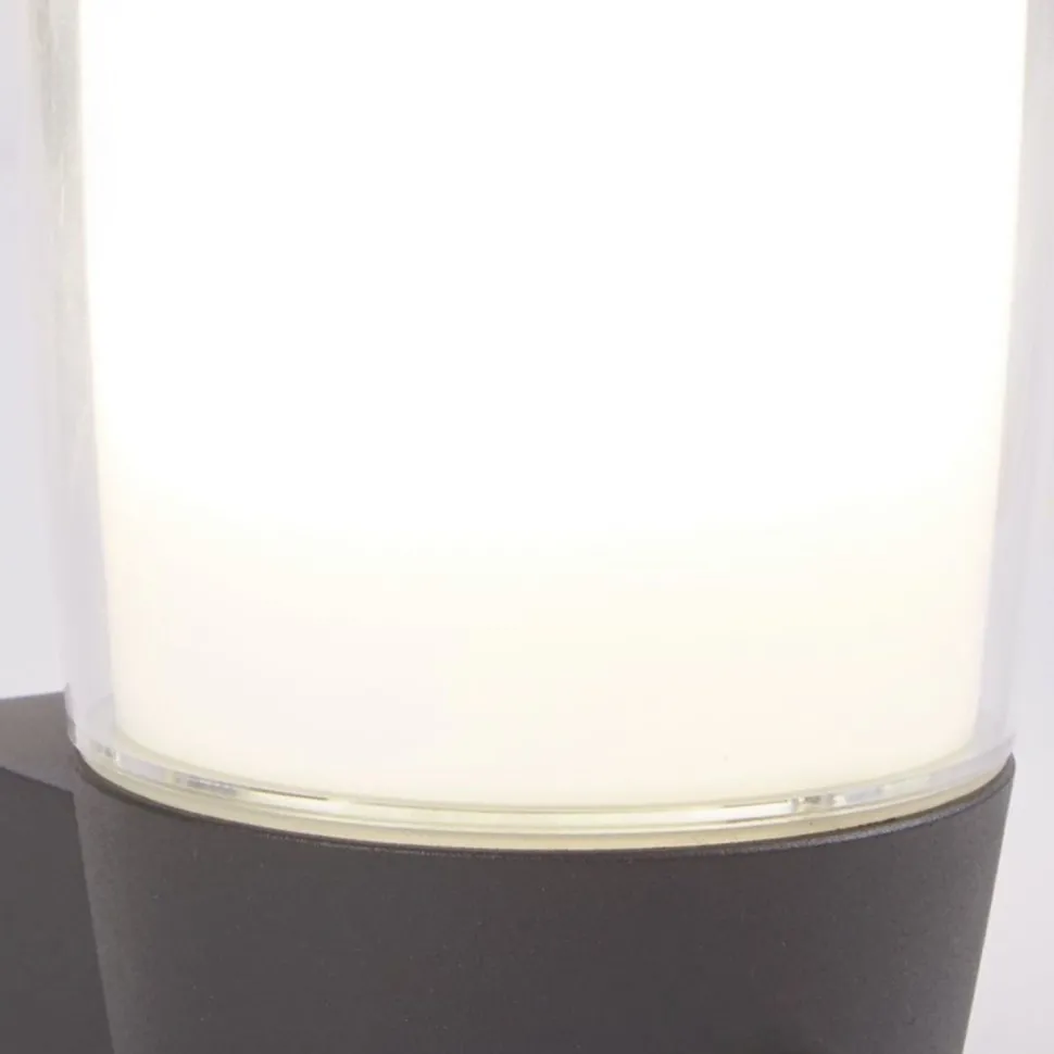 Außenlampe Wand Bewegungssensor IP44 E27 Anthrazit Weiß