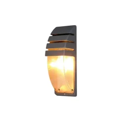 Außenlampe Wand E27 IP44 Graphit Aluminium Modern Eingang
