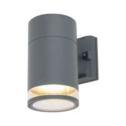 Außenlampe Wand IP44 E27 Graphit Downlight Eingang