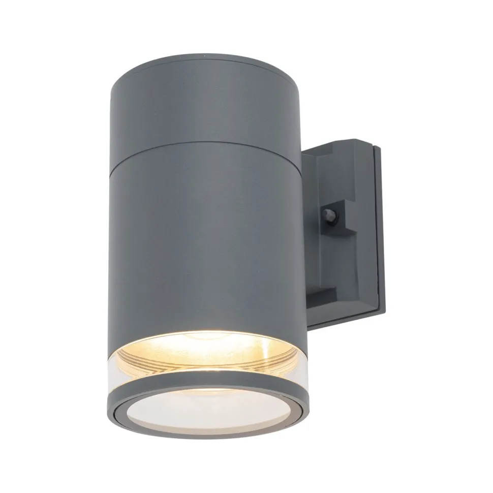 Außenlampe Wand IP44 E27 Graphit Downlight Eingang