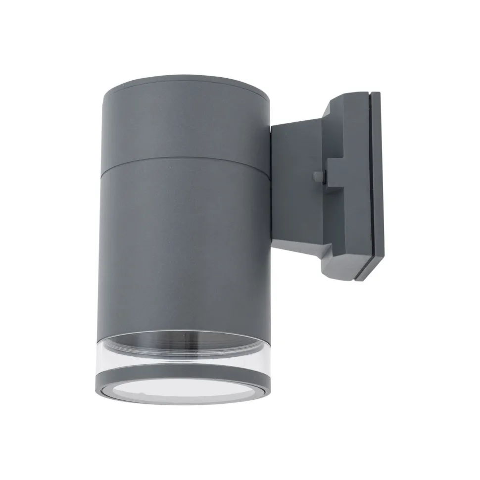 Außenlampe Wand IP44 E27 Graphit Downlight Eingang