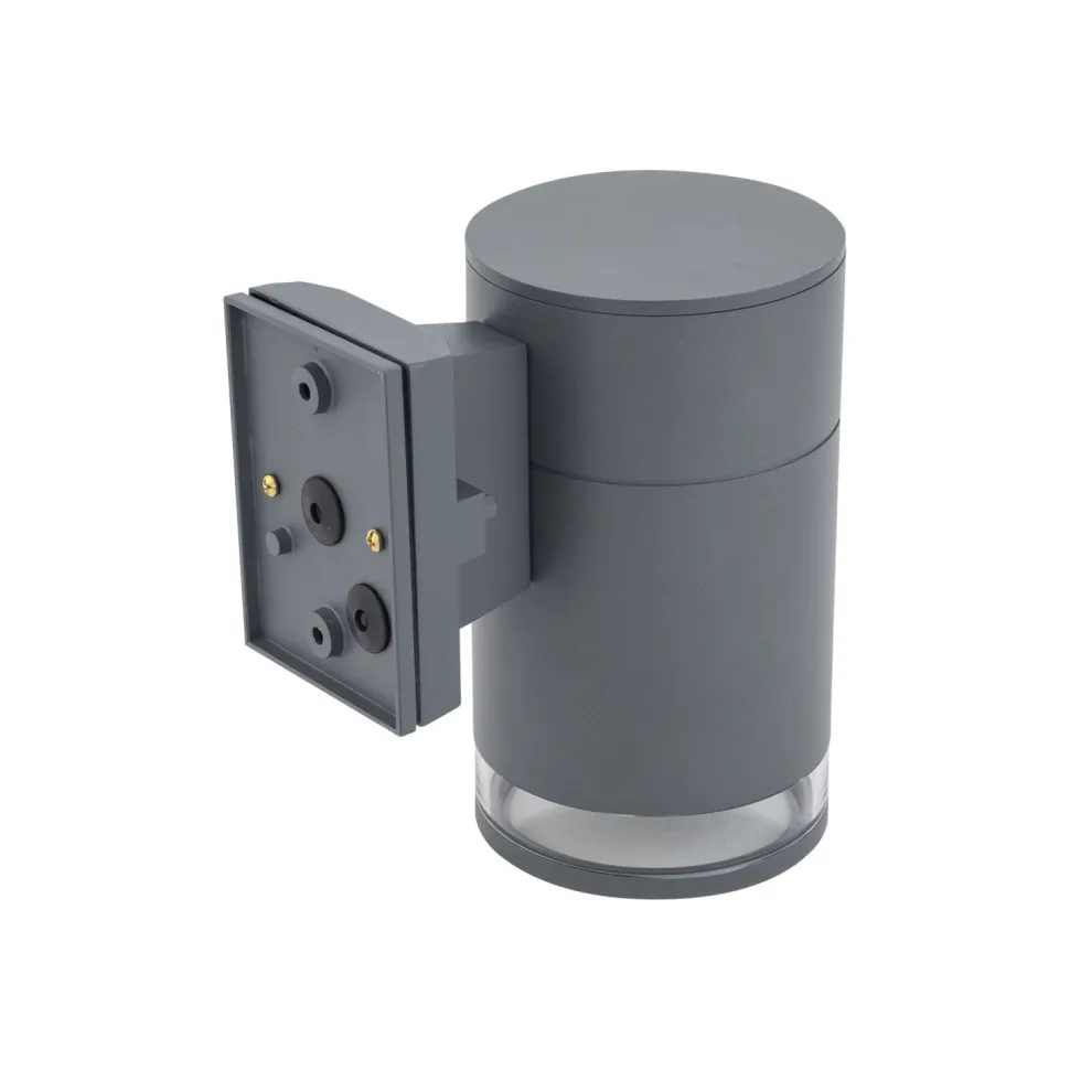 Außenlampe Wand IP44 E27 Graphit Downlight Eingang