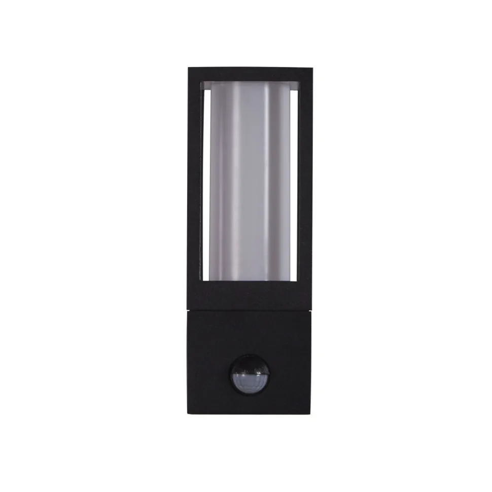 Außenlampe Wand IP44 GU10 Schwarz Weiß Bewegungsmelder