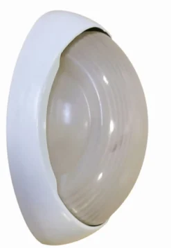 Außenlampe Wand IP44 Weiß Aluminium E27 Eingang Treppe