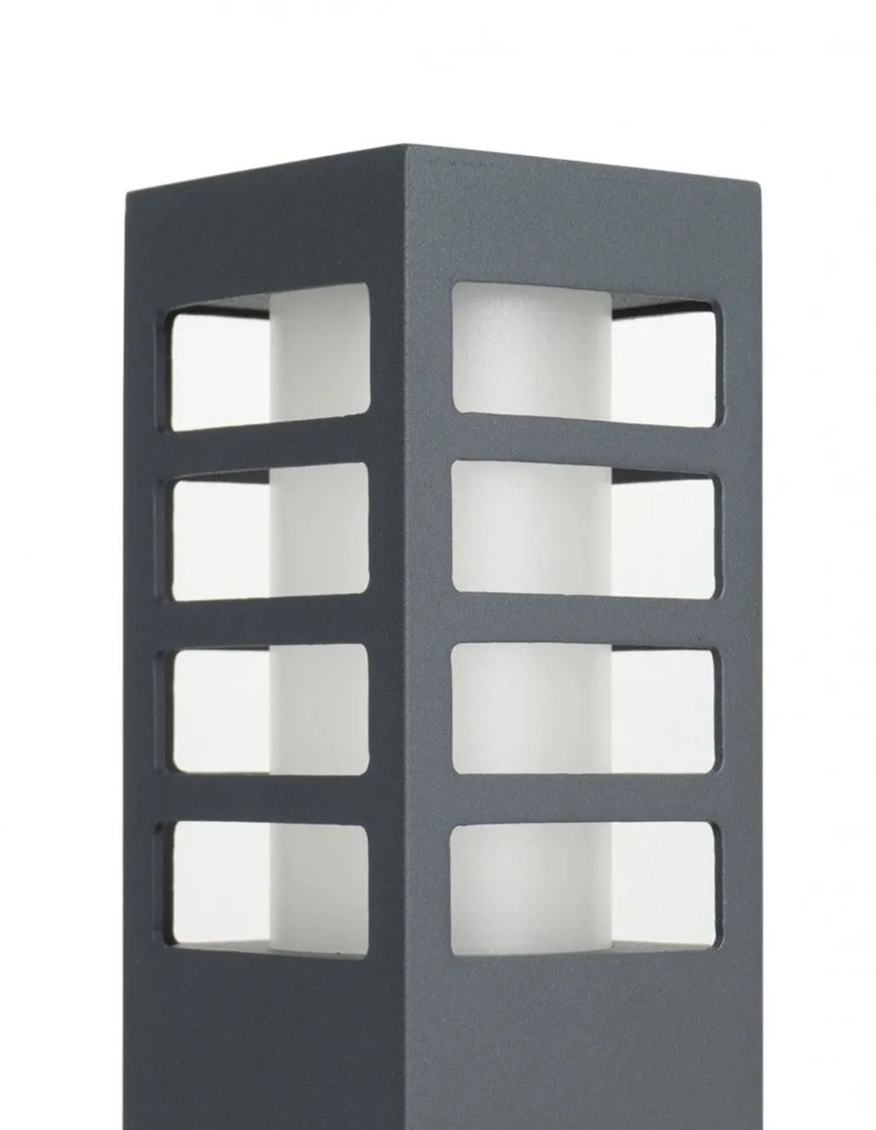 Außenleuchte Anthrazit 50cm eckig IP54 blendarm