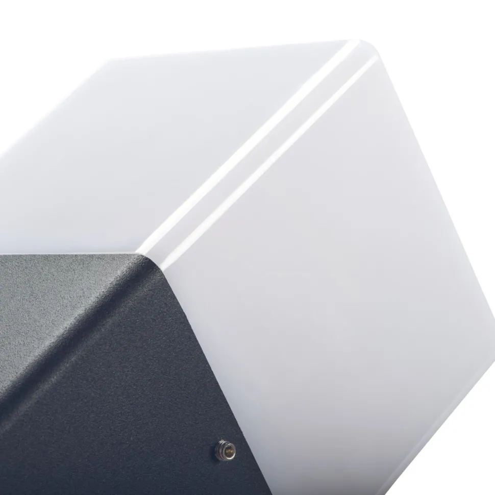 Außenleuchte Anthrazit Weiß IP44 E27 blendarm Haus