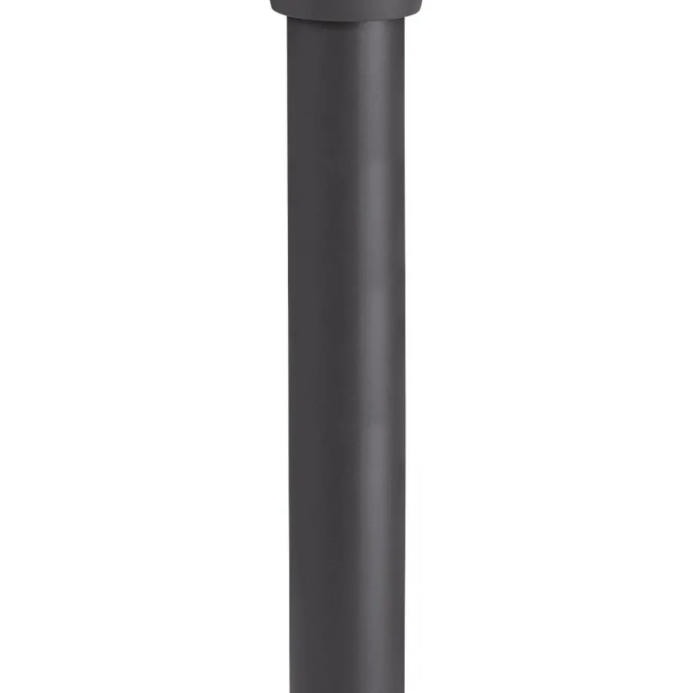 Außenleuchte Anthrazit Weiß IP44 E27 90 cm Aluminium