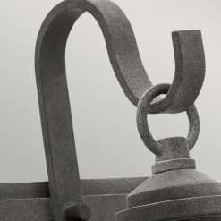 Außenleuchte Antik Aluminium Glas IP44 Rustikal E27