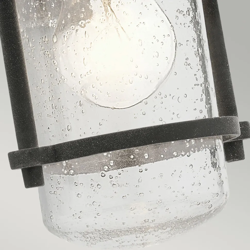 Außenleuchte Antik Aluminium Glas IP44 Rustikal E27