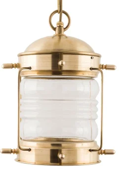 Außenleuchte Balkon Garten Messing Glas THALASSA