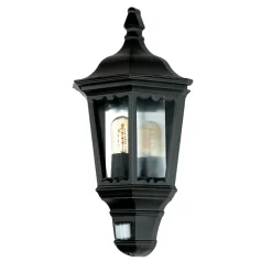 Außenleuchte Bewegungssensor Schwarz Schmiedeeisen