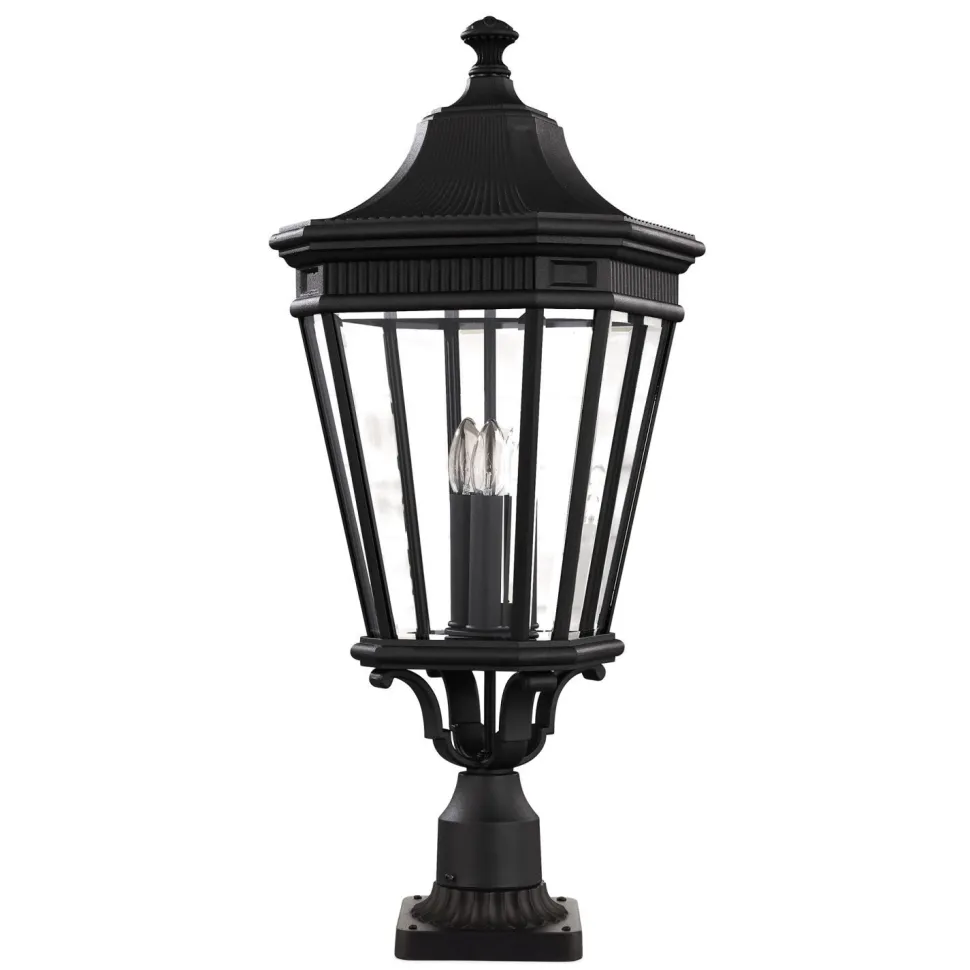 Außenleuchte Garten Terrasse Schwarz IP44 78cm hoch