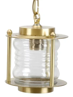 Außenleuchte Glas Messing Ø16cm Terrasse Balkon