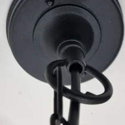 Außenleuchte IP44 E27 Schwarz Glas Aluminium Rustikal