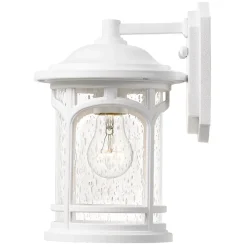 Außenleuchte IP44 Weiß E27 Vintage Design MATT