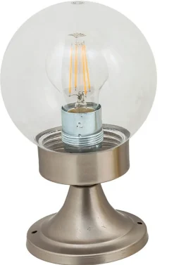 Außenleuchte Kugel Schirm massives Messing H:25cm