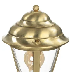 Außenleuchte Messing 100 cm IP43 E27 Rustikal Garten