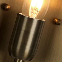 Außenleuchte Messing Glas IP44 Vintage Design E27