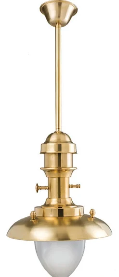 Außenleuchte Messing Glas Maritim rostfrei LAURION