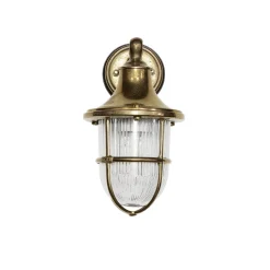 Außenleuchte Messing Rostfrei Glasschirm SANTORIN