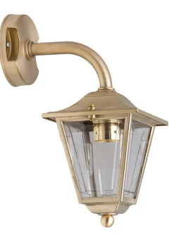 Außenleuchte Messing Rustikal Laterne LEROS