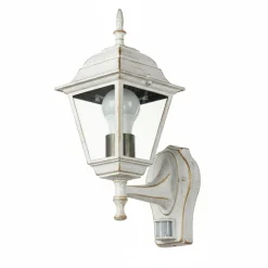 Außenleuchte mit Bewegungsmelder Sensor TIROL Weiß Gold