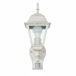 Außenleuchte mit Bewegungsmelder Sensor TIROL Weiß Gold