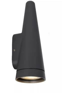 Außenleuchte Wand Aluminium Anthrazit IP54 GU10 Haustür