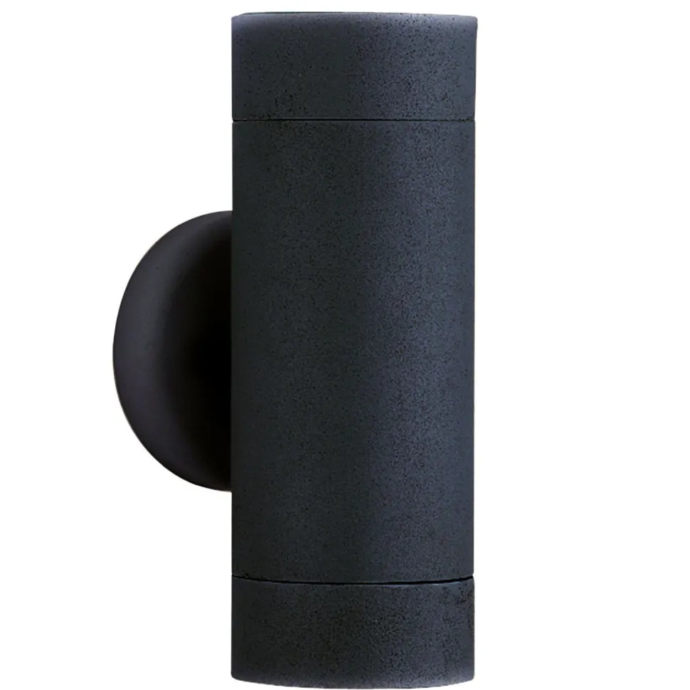 Außenleuchte Wand Aluminium IP44 T:9 cm GU10 Up & Down