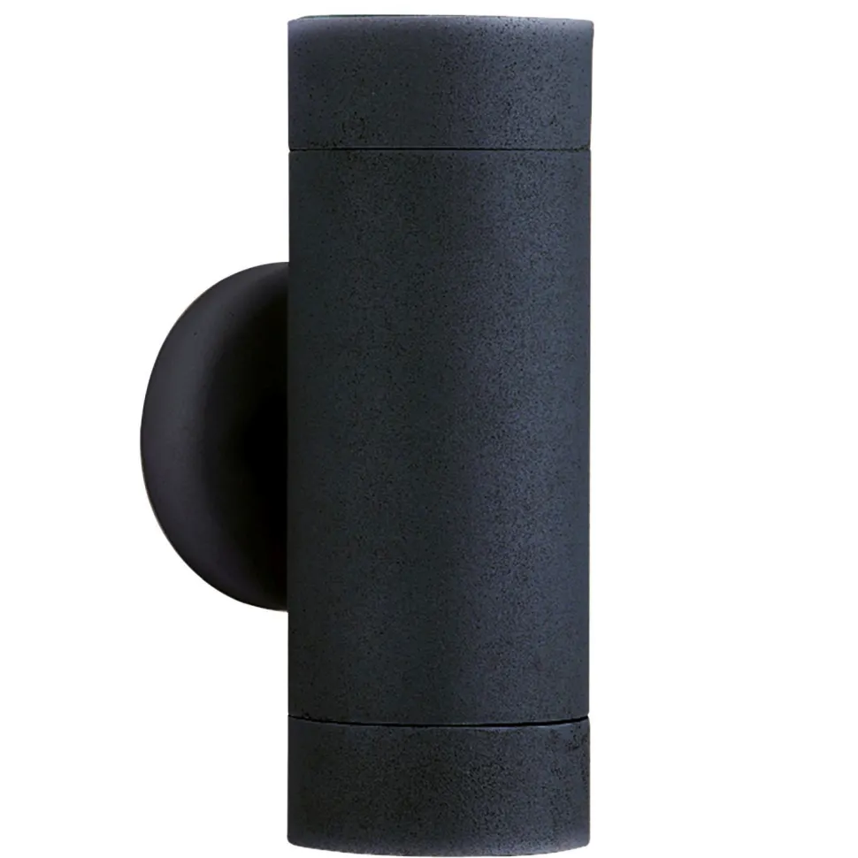 Außenleuchte Wand Aluminium IP44 T:9 cm GU10 Up & Down