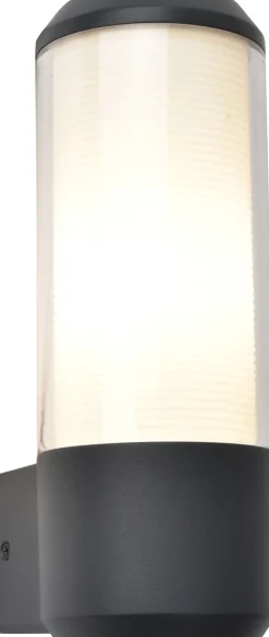 Außenleuchte Wand Aluminium E27 IP44 26,2 cm blendarm