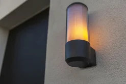 Außenleuchte Wand Aluminium E27 IP44 26,2 cm blendarm