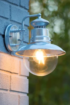 Außenleuchte Wand Aluminium in Zink IP44 E27 Haus