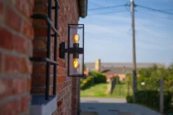 Außenleuchte Wand Anthrazit IP44 eckig Modern ELLAYINA