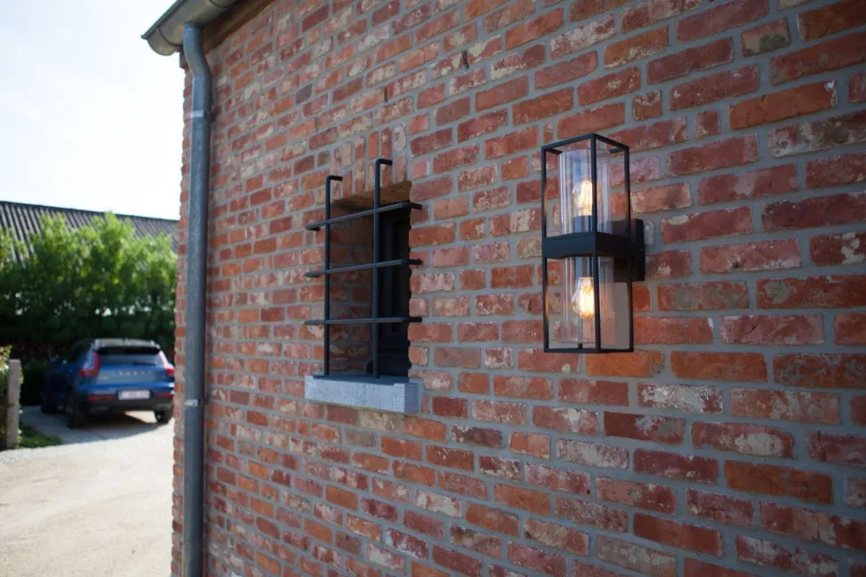 Außenleuchte Wand Anthrazit IP44 eckig Modern ELLAYINA