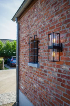 Außenleuchte Wand Anthrazit IP44 eckig Modern ELLAYINA