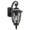 Außenleuchte Wand Hof Terrasse IP44 Schwarz E27 Rustikal