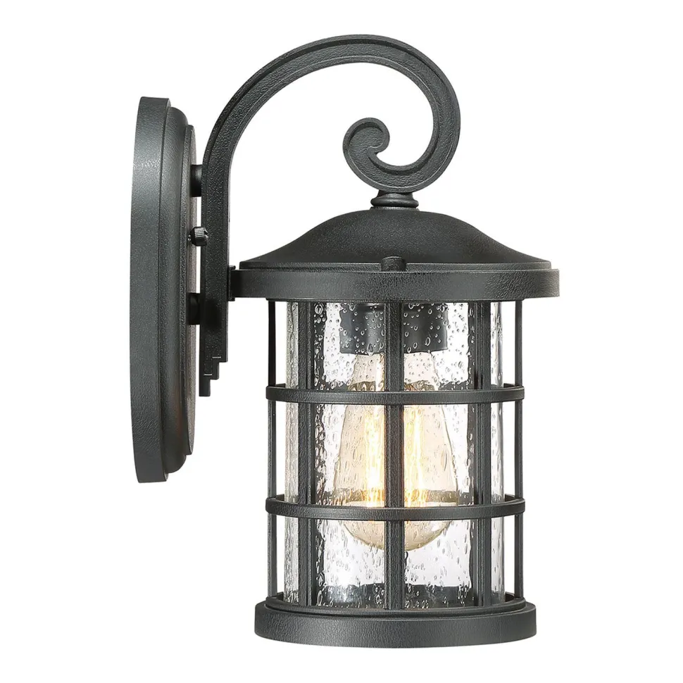 Außenleuchte Wand IP44 E27 Rustikal Schwarz antik