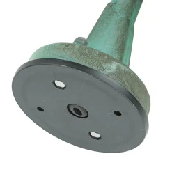 Außenleuchte Wand IP64 Grün antik Glas Echt-Messing E27