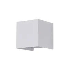 Außenleuchte Wand LED Metall Up Down IP54 Weiß eckig